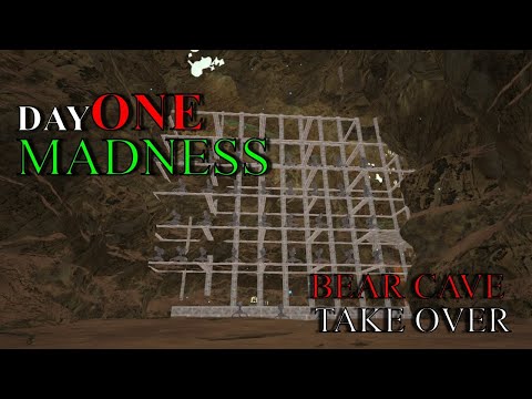 STARTING FRESH ON DAY 1 CLAIMING CROUCH BEAR CAVE | ARK Survival Evolved - Ep 1