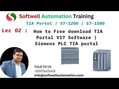#lecture 02 How to Free download TIA Portal V17 Software | Siemens PLC TIA portal Training Pune