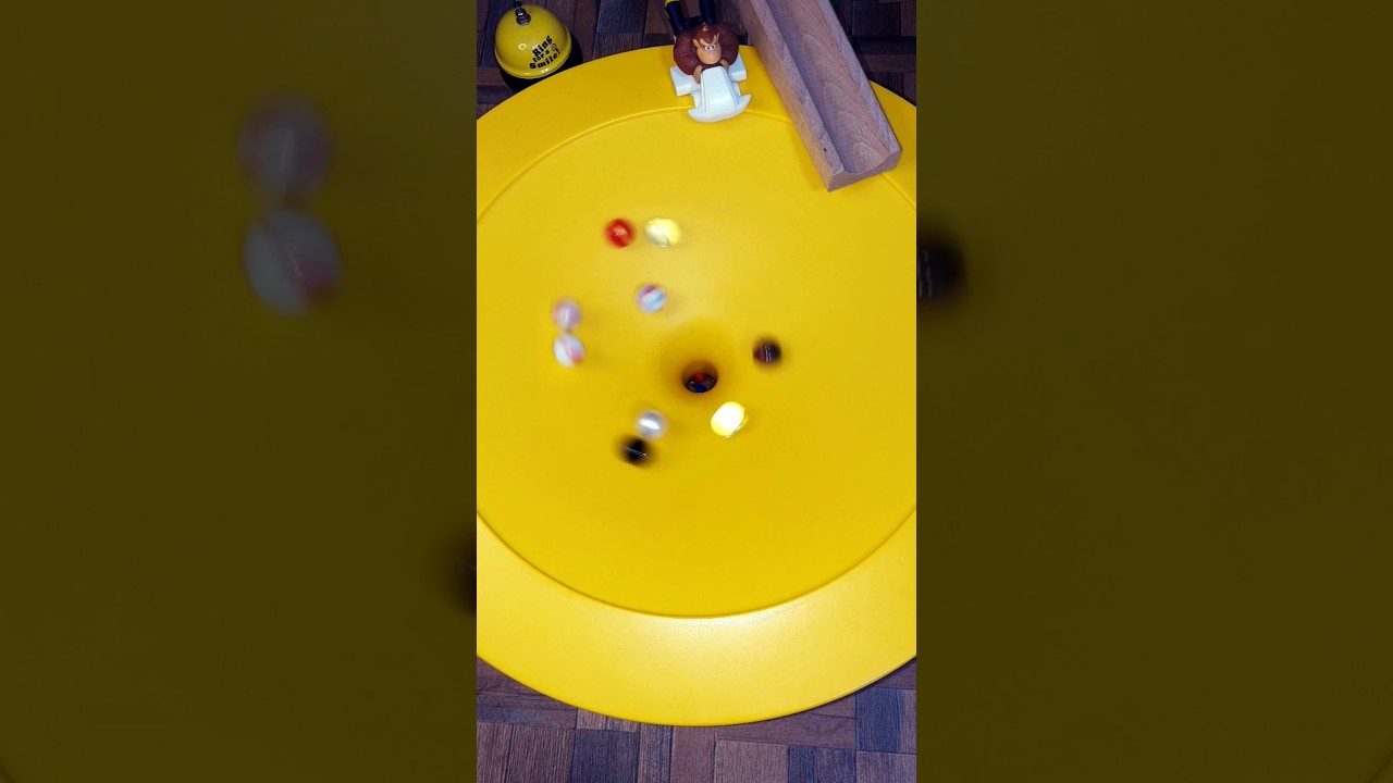 🌈🚦Amazing 😯 Marble Run Healing Sound Wooden Cuboro Standard スロープ＆バリボーゴールデングミRooling Ball #ASMR