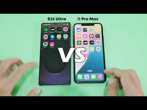 S25 Ultra VS iPhone 11 Pro Max – Screen, Size , Camera, SPEED TEST