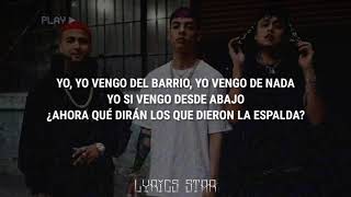 Vengo De Nada (Ovi x Natanael Cano x Alemán x Big Soto) - LETRA