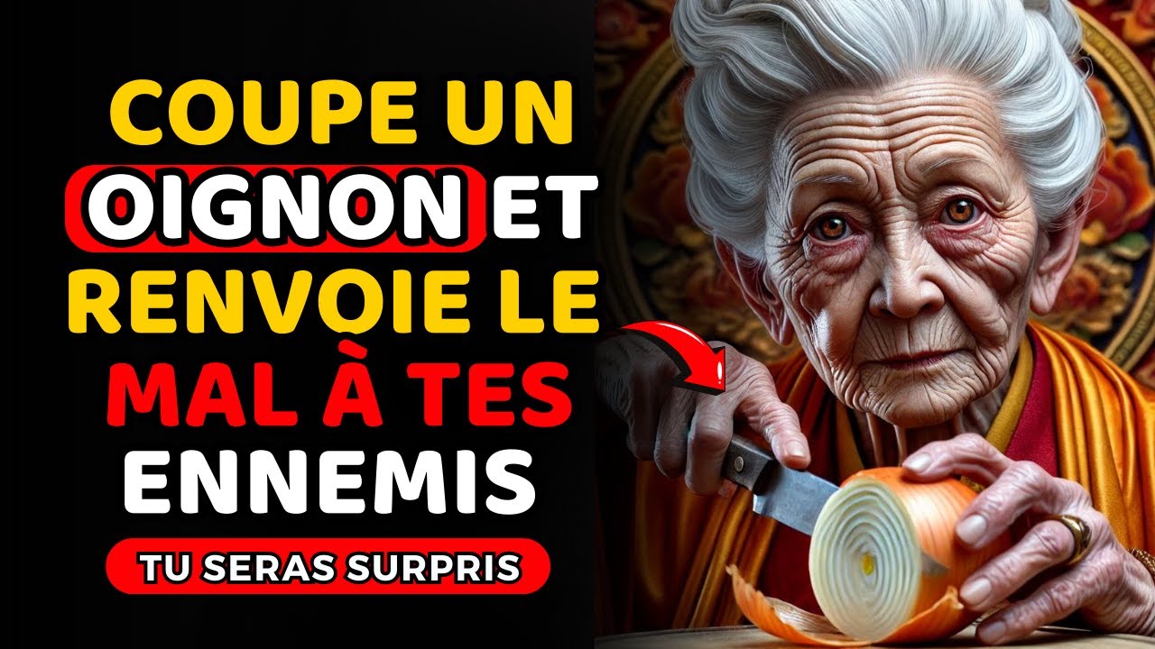 VOUS SEREZ ÉTONNÉ ! COUPEZ un OIGNON et renvoyez le MAL à vos ENNEMIS | Sagesse BOUDDHISTE