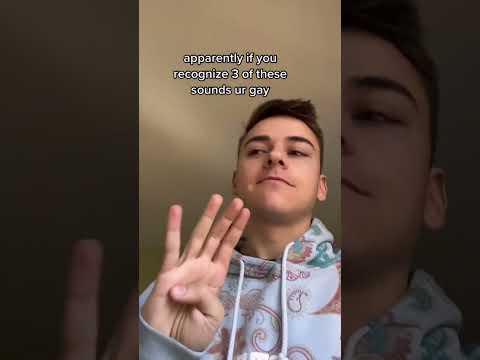 if you can recognize 3 of these sounds, you’re GAY 👉🌈