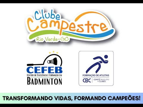 V. ANTUNES CAMPEÃO GOIANO DE BADMINTON 🏸 CEFEB/ CLUBE CAMPESTRE | RIO VERDE - GOIÁS