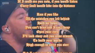 chvrches glastonbury 2016..high enough to carry you over..(lyrics)