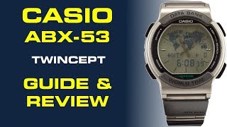 Casio Twincept Data Bank Watch ABX-53 Guide &amp; Review