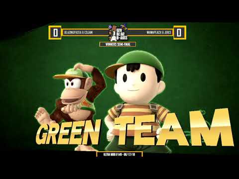 Ultra WBB #149 | Blazingpasta & Cojam vs Wawapeach & Juice - Winners Semi-Final - Super Smash Bros.