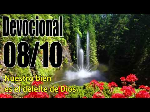 Nuestro bien es el deleite de Dios. Devocional John Piper solid joys 08/10