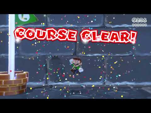 Super Mario 3D World (Switch) 7-4 Itemless Speedrun in 22 sec