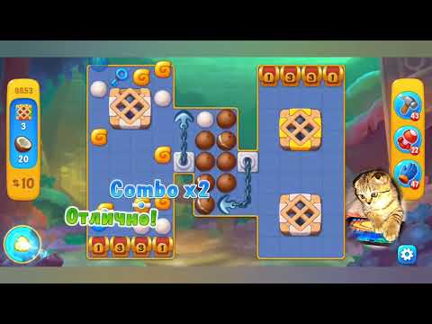 Fishdom 2022, no Boosters,   9853   level  -  прохождение без бустеров,   9853  уровень.