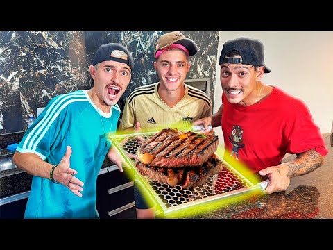 FIZEMOS O PRIMEIRO CHURRASCO NA CASA NOVA!