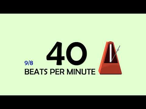 40 BPM 9/8 Metronome