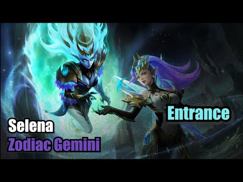 Selena Gemini Shadow Revamped Skin Entrance (Upscale 4K) Mobile Legends
