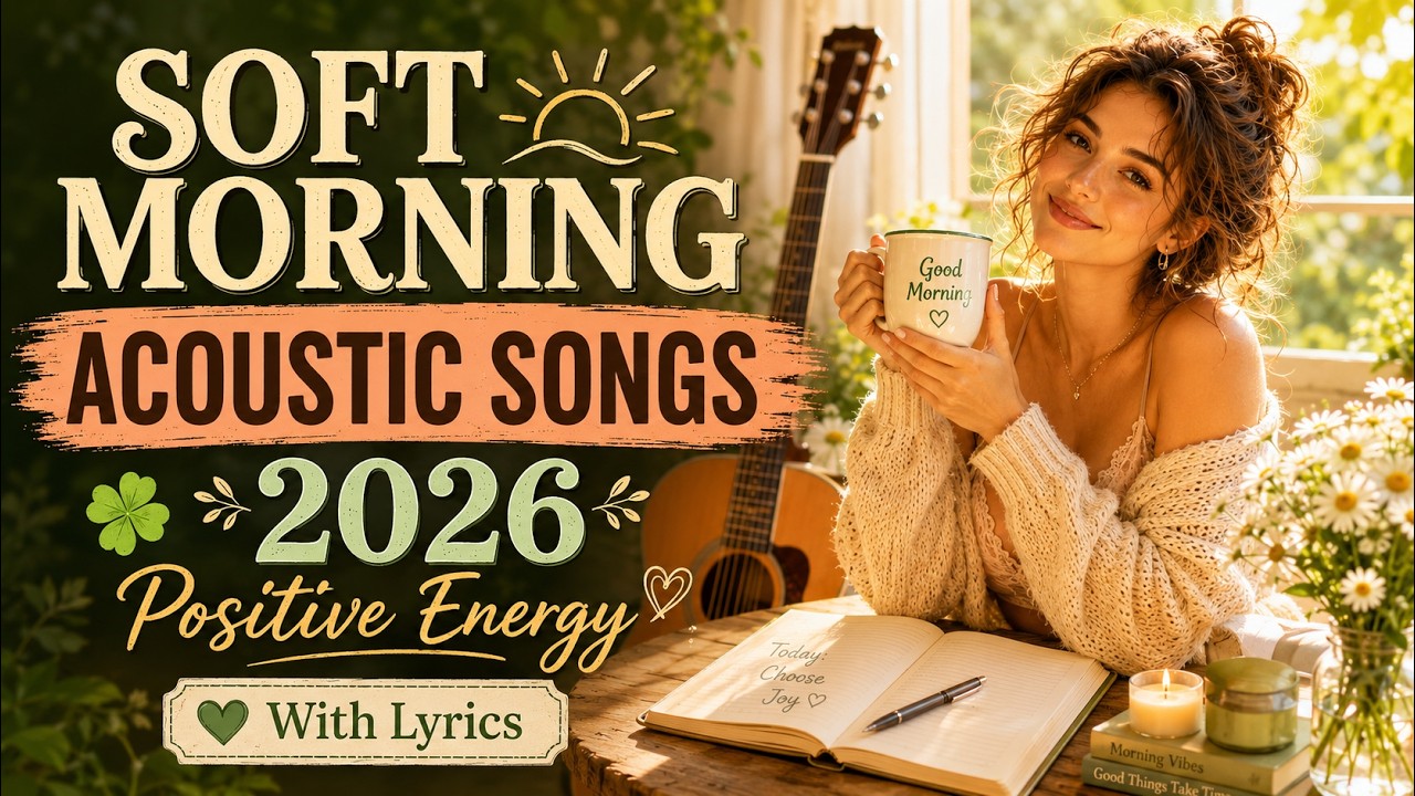 Acoustic Songs with Lyrics 2026 🍀 Soft Morning Playlist for Positive Energy