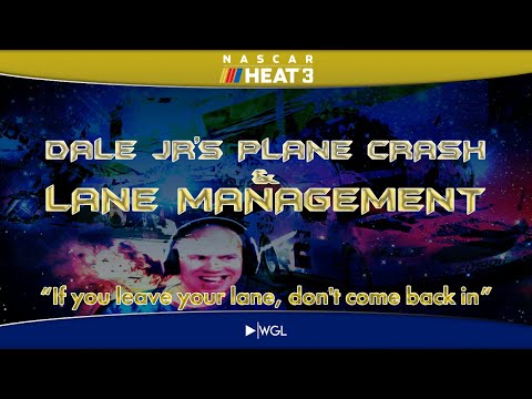 Nascar Heat 3 Trolling - Dale Jr's Plane Crash and Lane Management