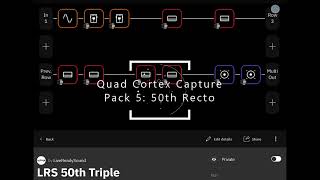Neural DSP Quad Cortex: Capture Pack 5: 50th Recto w/Captured Cab