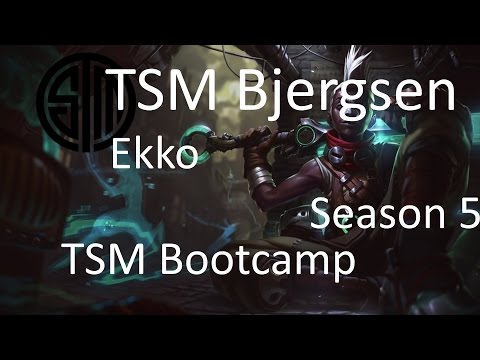 TSM Bjergsen (Korea Bootcamp) - Ekko 에코 Mid Lane - 15/3/9 - Korea KR Solo Queue