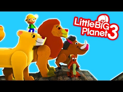 The Lion King With Baldi's Basics - LittleBigPlanet 3 PS4 Gameplay | EpicLBPTime
