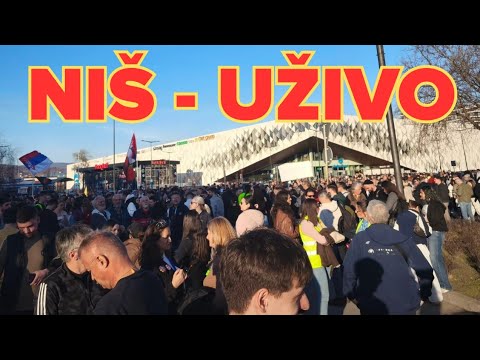 UŽIVO: Hiljade ljudi na studentskom protestu u Nišu - Vučić kuka jer je Iran napao šeika i Abu Dabi!