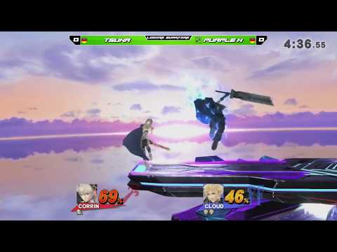 CCE:R - Tsunayoshi (Corrin, Toon Link) Vs. TCL | Purple-H (Cloud) - Losers Quarters - Smash 4