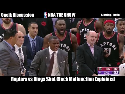 Raptors vs Kings Shot Clock Malfunction Explained