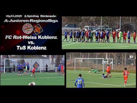 A-Juniors Regional League: FC Rot-Weiss Koblenz vs. TuS Koblenz