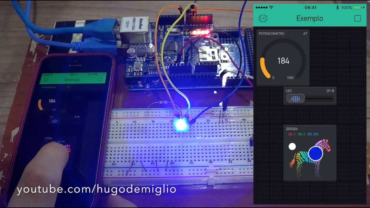 Tutorial de automação com Arduino pelo iPhone ou Android usando Aplicativo Blynk