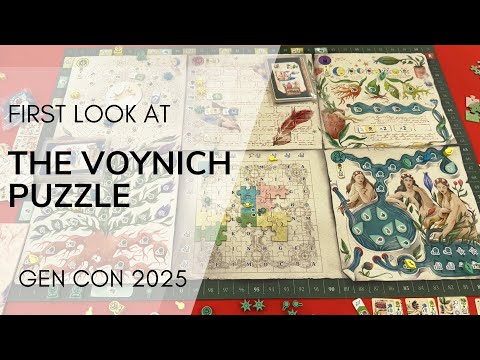 First Look at The Voynich Puzzle - GenCon 2025