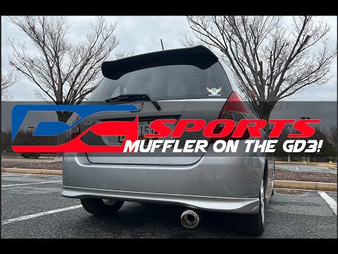 2007-2008 GD3 Honda Fit Sport: DC Sports Exhaust/Muffler EX-5016 (Startup/Driving)