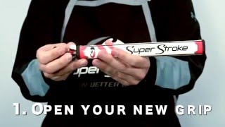 Super Stroke Weighted Putter Grip Installation Video
