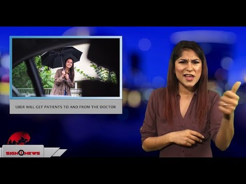 Uber will get patients to and from the doctor (ASL - 3.1.18)