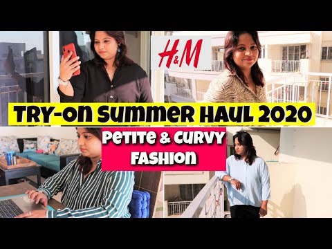 SUMMER HAUL 2020 (Try On) | Plus Size Shirts Haul | H&M Haul 2020 Video