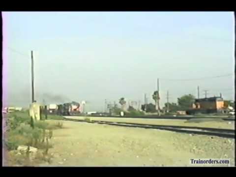 Classic Railroad Series 557 - SP, Santa Fe and UP at Colton July 28, 1994