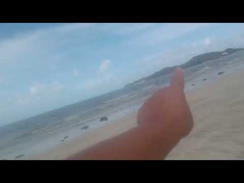 Mar agitado em Madre de Deus Bahia 