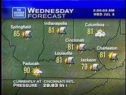 WeatherStar XL from Cincinnati - July 5, 2000 (Listening Room)