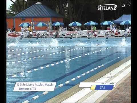 Serie 8 dei 50 Stile Libero  Assoluti Maschi Master - 13 Memorial Andrea Bettiol