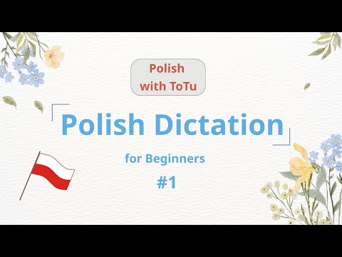 Polish Dictation #1 for Beginners