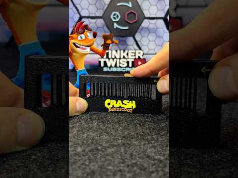 3D Printed Crash Bandicoot Hog Wild Musical Fidget