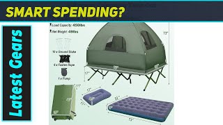 `BANGTANE Tent Cot: Amazing All-in-One Camping Comfort!