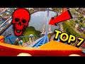 Top 7 Scariest Rollercoasters Energylandia 2025 4K Zator Poland GoPro HERO 13