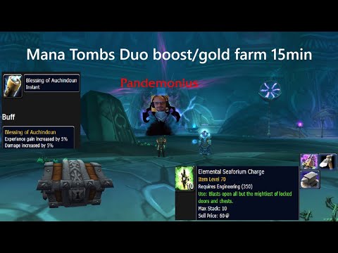 TBC Classic - Mana Tombs Duo boost/gold farm