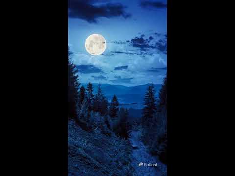 Relax in full moon light