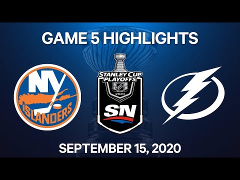 NHL Highlights | 3rd Round, Game 5: Islanders vs. Lightning - Sep 15, 2020