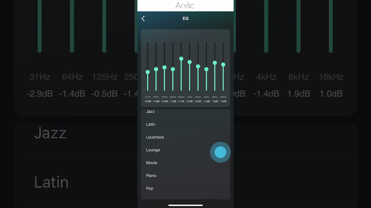 Play Your Music With 10-band Customizable EQ✨ #equalizer #amplifier  #arylic #shorts