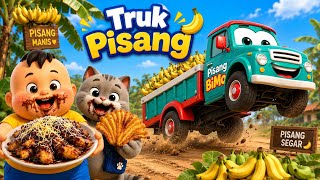 Download lagu Ayo Buat Pisang Goreng 🤩🍌| Lagu Anak Lucu Terbaru - Roda Roda Truk Pisang Berputar 🛻🍌| BiMo Kidz mp3