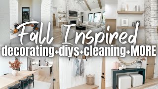 FALL CLEANING + DECORATING + DIYS MARATHON | 2 HOURS OF FALL VIBES | FALL INSPIRED MOTIVATION 2024