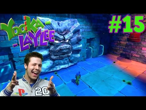 Yooka-Laylee Gameplay (PS4) Part 15 - Brrreeze Blok - Second World Boss