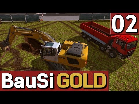 Bau Simulator 2015 GOLD FETT BAGGERN #02 deutsch Lets Play BauSi german