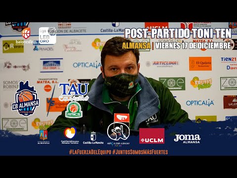Post Partido Toni Ten   J12   CB Almansa con AFANION vs TAU Castelló