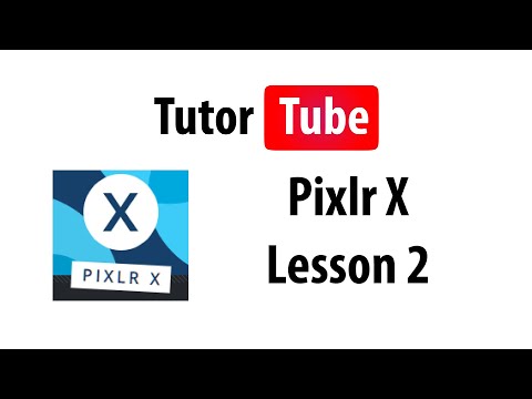 Pixlr X Tutorial Lesson 1 Interface